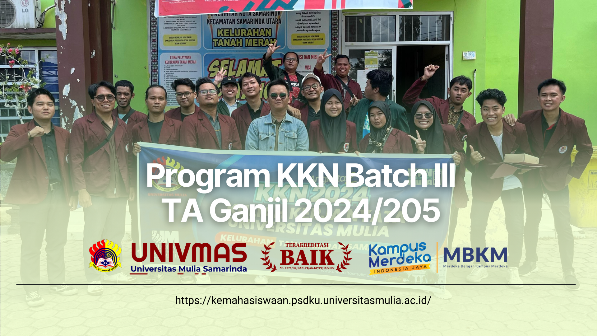 Program KKN Universitas Mulia Samarinda